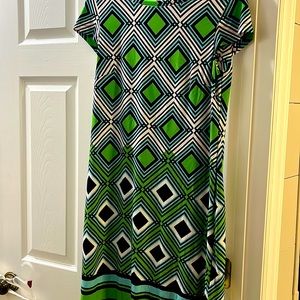 Jessica Howard Diamond Print Dress